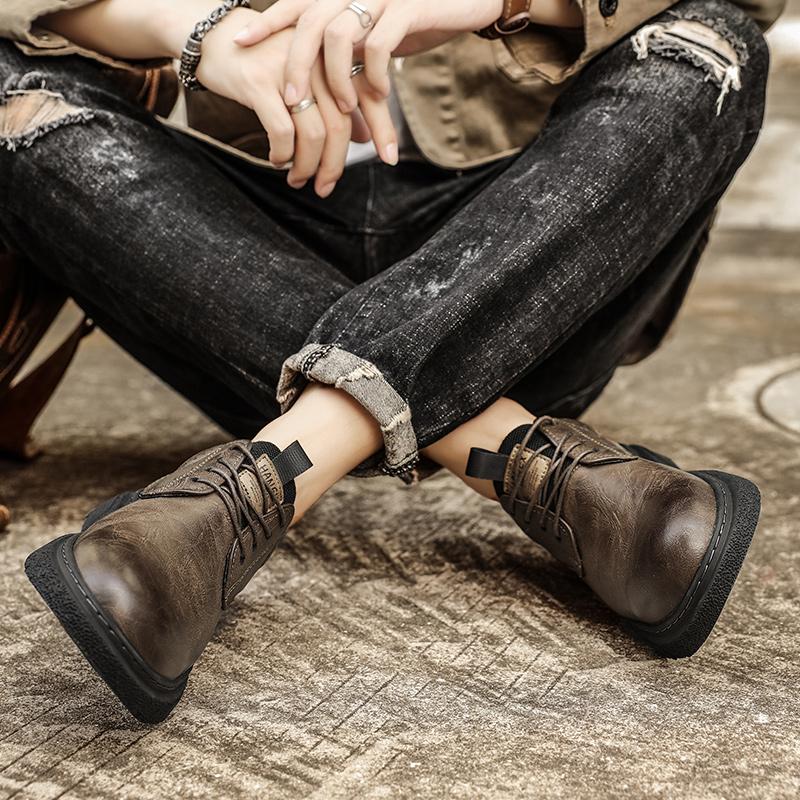 Män Klänning Skor Läder Affärsfest Läder Bröllopsskor Män Flats Oxfords Formell Skor