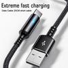 25cm Kurzes Nylon Ladekabel Datenkabel Micro USB Typ Kabel Telefon Strom Telefon 2.4A Laden C Fas S1L8