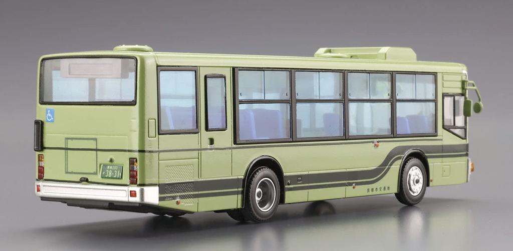 Aoshima Bunka Kyozai Working Vehicle Series 8 Mitsubishi Fuso MP38 Aero Star Kyoto City Transportation Bureau Plastic Model Kit Co., Ltd. 1/80 No.