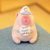Plush Capybara Keychain Stuffed Animal Doll Key Ring Holder DIY Handbag Pendant Backpack Decoration Kids Adults Birthday Gift