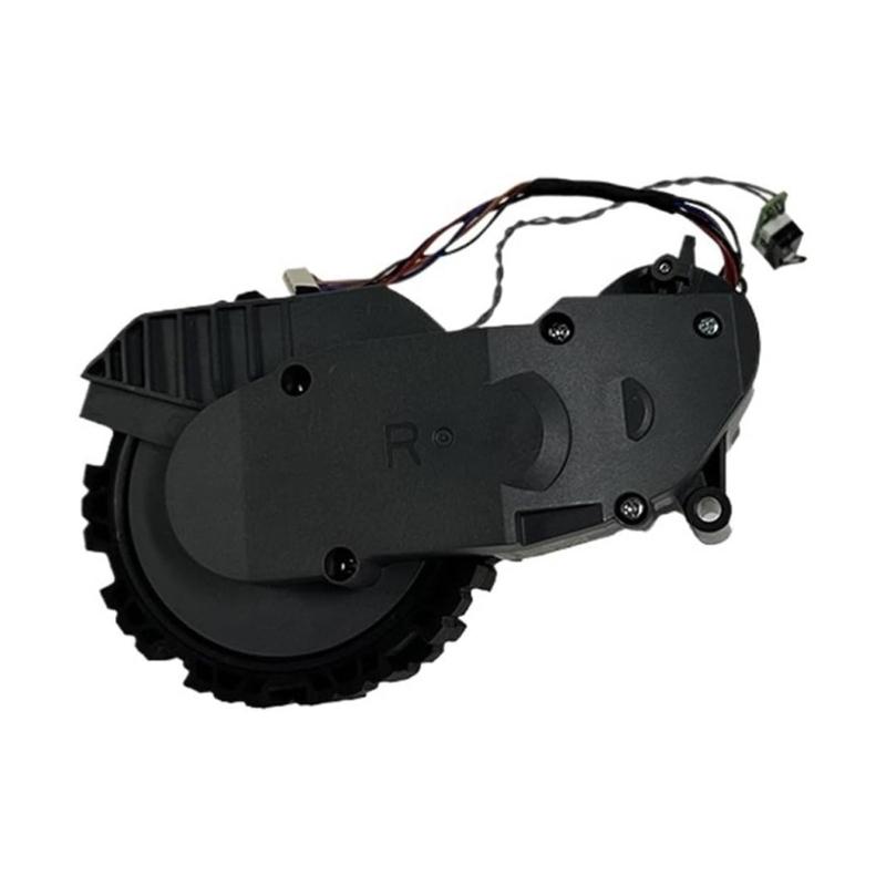 Robot Vacuum Wheel Assembly Pair, Black ABS Left and Right Drive Modules Designed to Replace Both Worn Drive-Wheel Assemblies Together