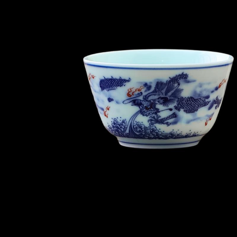 ZISIZ Ceramic Kung Fu Tea Cup Set