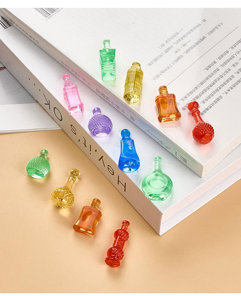 Children's Gem Crystal Perfume Bottle Ornament - DIY Cartoon Pendant