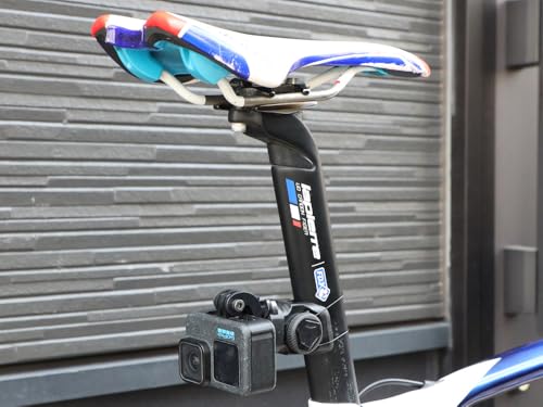 RecMount Dial-Fixed Seatpost Mount for GoPro HERO Series Cameras [SeatPost2-GPQ] - Also compatible with Go Pro compatible cameras. Easy installation,