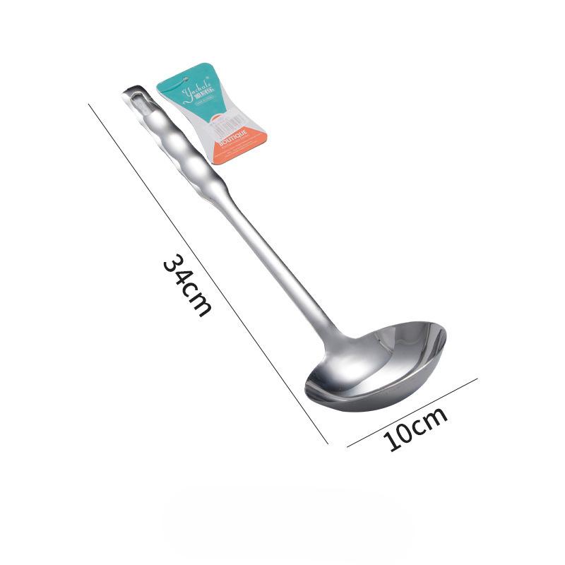 

Утолщенный набор кулинарных лопаток и ложек из нержавеющей стали Бытовая кухонная лопатка для кастрюли Лопатка для жарки Ложка для риса, Ложка для супа, Сито, Кухонная утварь spoon