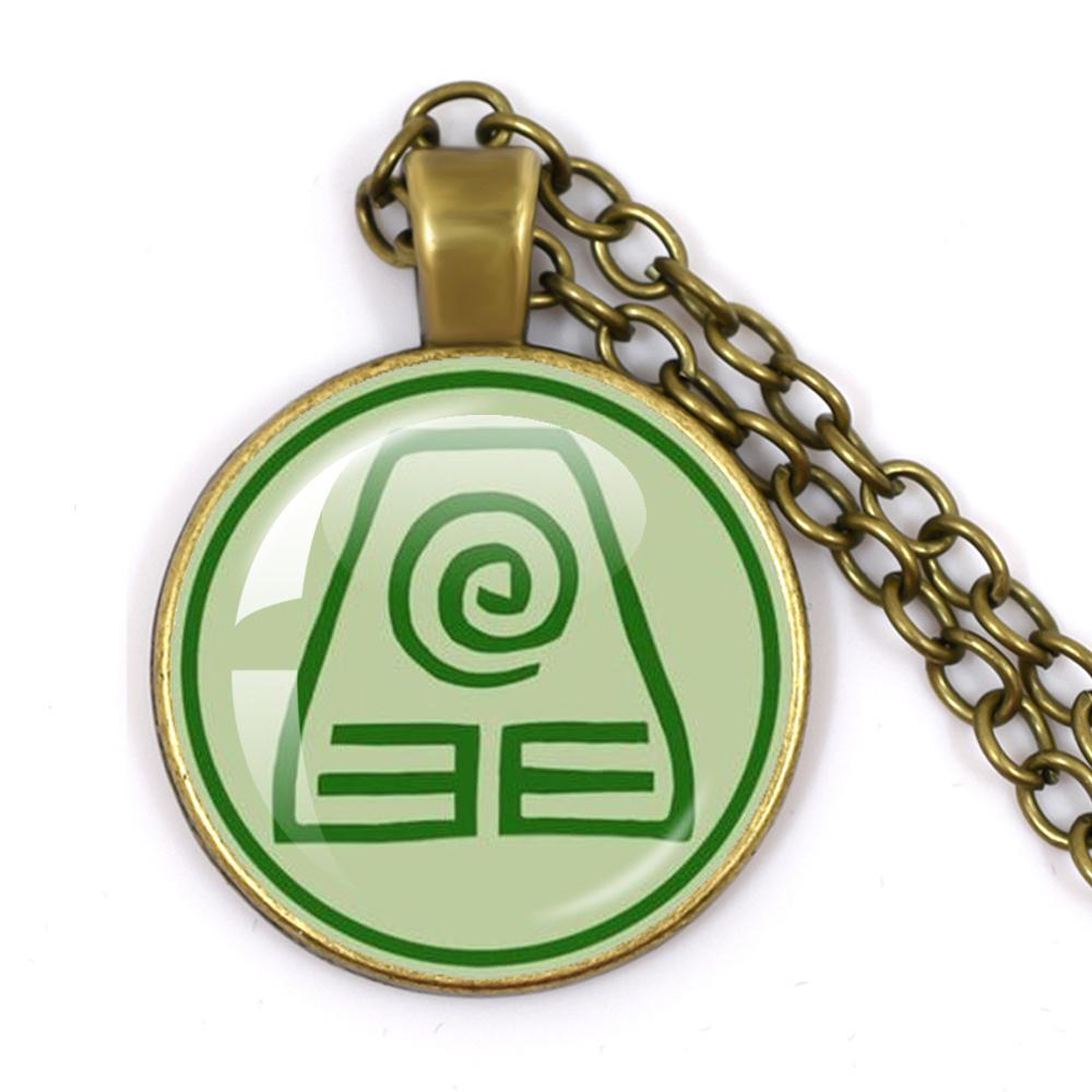 אנימה האוואטר: כשף האוויר האחרון שבט האש והמים יסודות המים אדמה אש ואוויר כיפה זכוכית קבושון שרשרת מתנה