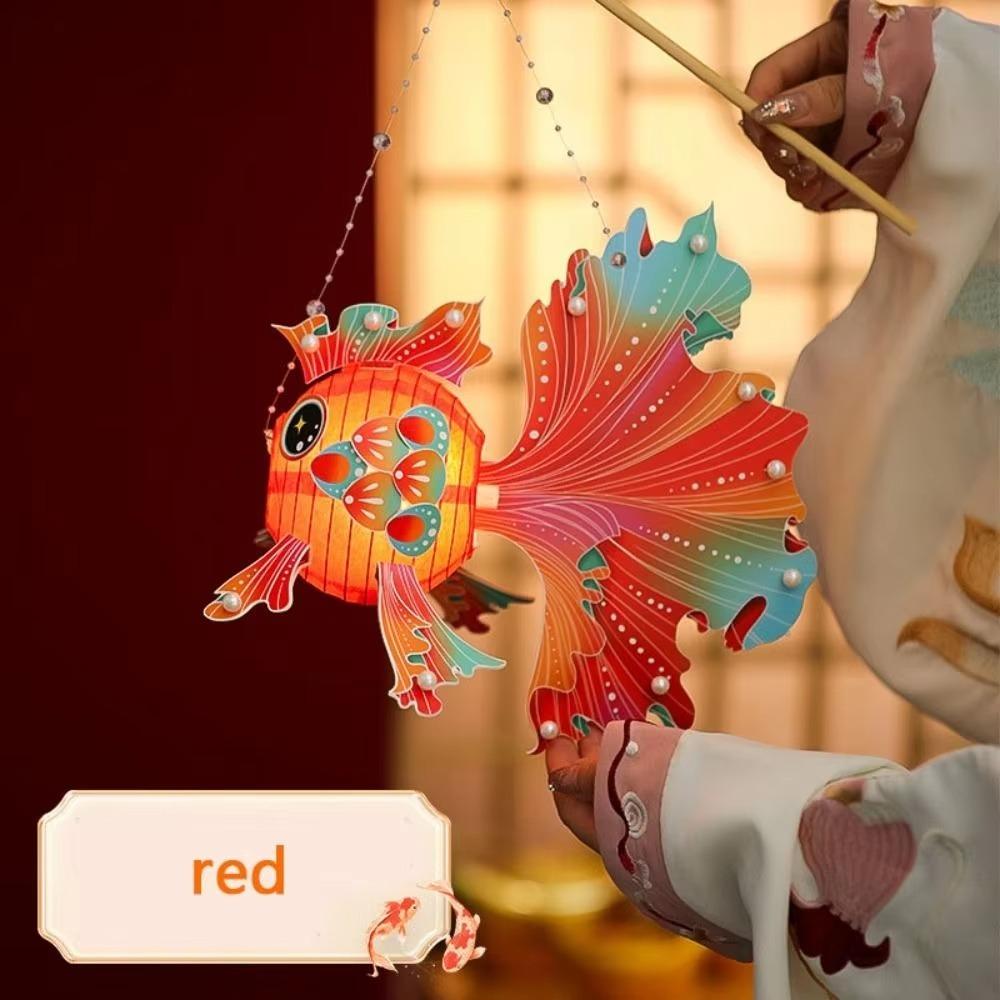 DIY Lantern Material Kit Dragon Dance Lantern Paper Middle Autumn Festival Lantern  Gift