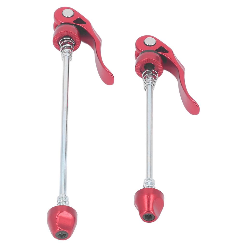 Bike Quick Release Skewers Bike Front and Rear Hub Skewers for Road Bike Mountain Bike BMX Red