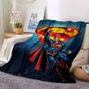 1pc Superman Flannel Throw Blanket Soft, Warm & Cozy for Couch, Bed, Office, and Travel Versatile All Season Gift, Christmas Present