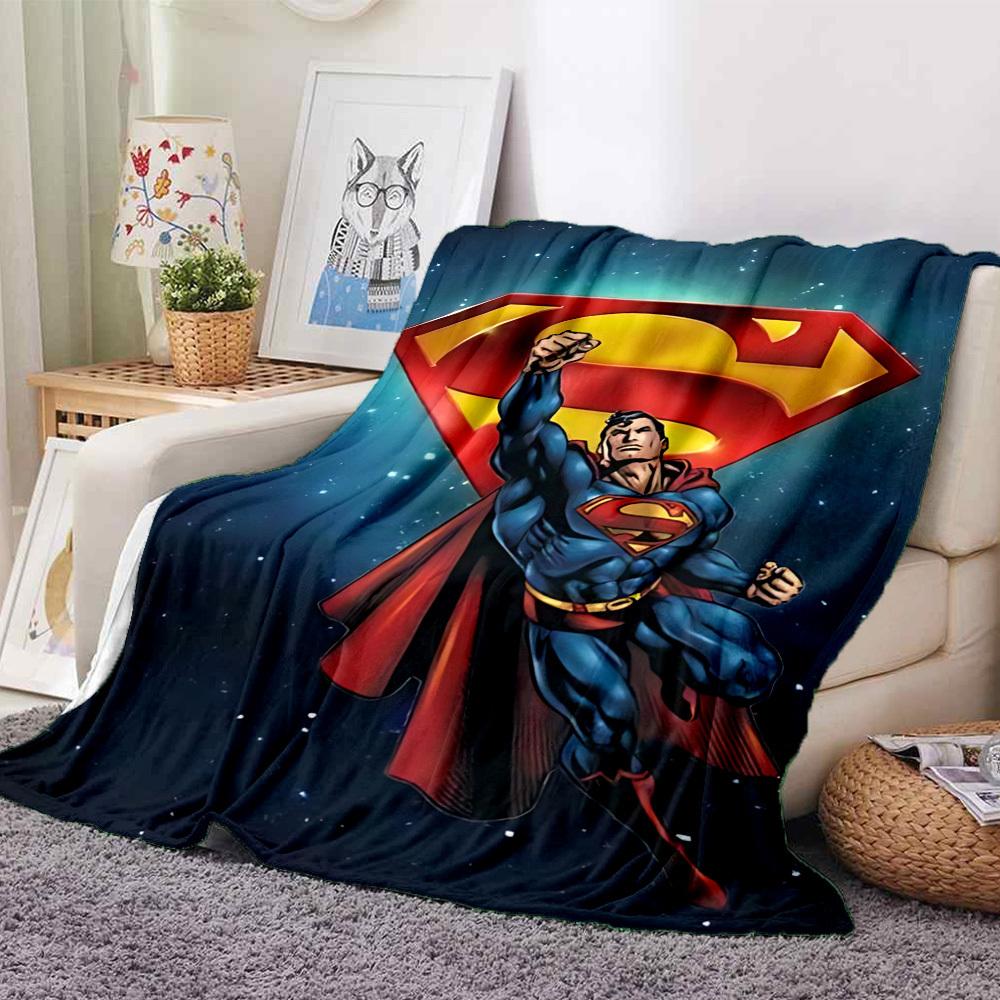 1pc Superman Flannel Throw Blanket Soft, Warm & Cozy for Couch, Bed, Office, and Travel Versatile All Season Gift, Christmas Present