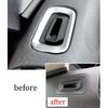 Instrument L&R Air Outlet Vent Frame Trim For Volvo XC40 2019-2023 Matte Silver
