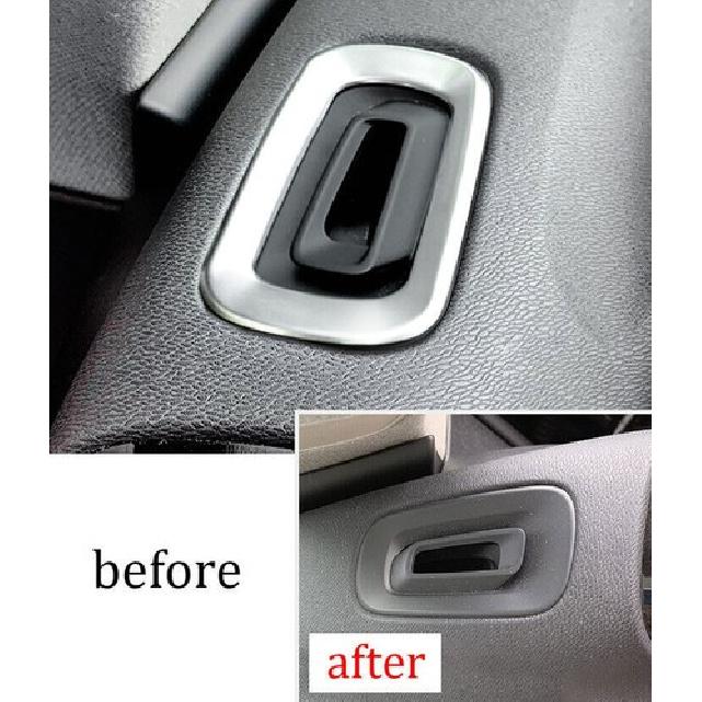 Instrument L&R Air Outlet Vent Frame Trim For Volvo XC40 2019-2023 Matte Silver