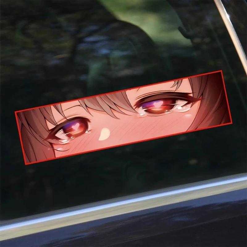 Anime Augen Reflektierende Vinyl Autoaufkleber - Wasserdichte Decals für Motorrad & Autokarosserie 2025