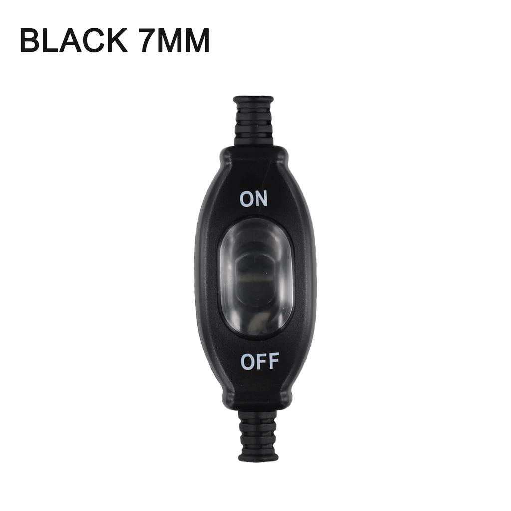 204 IP65 Waterproof Dustproof In-line Switch Silver Contact Double Cut Switch High Working Power ON-OFF Push Button 3A 250V