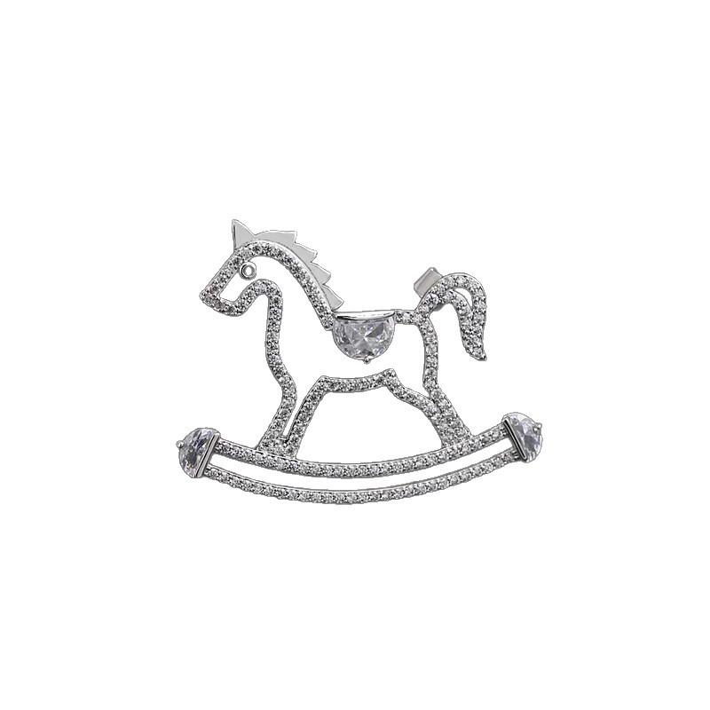 2026 Zodiac Horse Badge Year Of The Horse Birthday Small Gift Brooches Horse Year Mascot Brooches Clothing Accessories