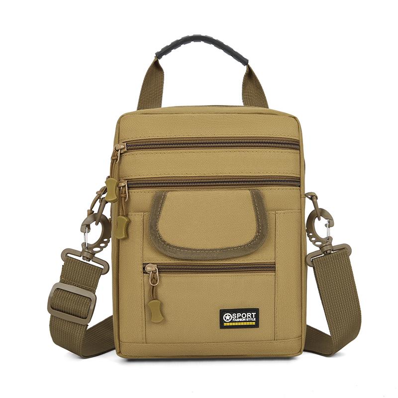 Borsa a tracolla di grande capacità, impermeabile, in tessuto Oxford, con molte tasche, per viaggi, casual, da uomo, donna, da lavoro