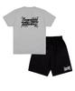 CREAM SODA LAB [2Pack] Crsdel Lettering Short Sleeve Shorts Set (Type B)