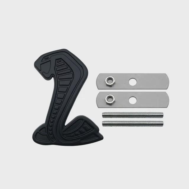 3D Cobra Styling Auto Metall Aufkleber Kühlergrill Abzeichen Kotflügel Seiten Emblem Heck Aufkleber Für Ford Mustang Shelby GT GT350 500 Cobra