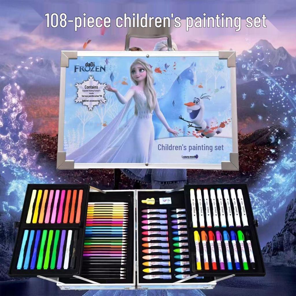 208 Watercolor Pen Set with 150 Brushes - Children's Day Painting Set, Colored Pen Gift for Kids