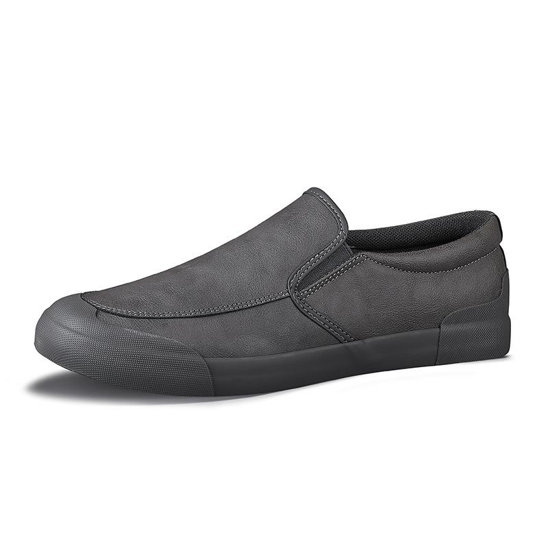 Flash step men's shoes cotton shoes men's casual leather shoes Korean version trend low-top board shoes autumn and winter shoes 9101 9153