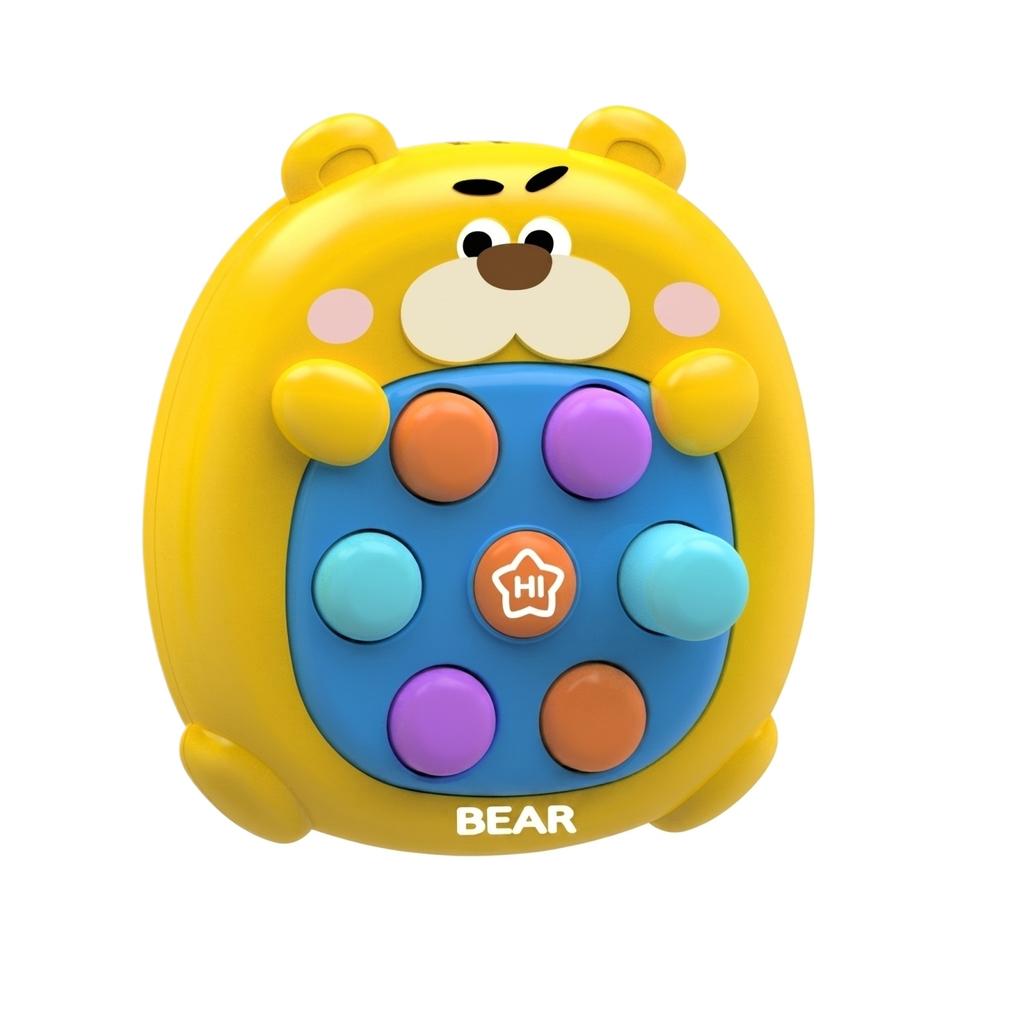 Educational Whack A Mole Toy for Toddlers Interactive Press and Pop Sensory Game for Kids Early Learning and Motor Skills Development