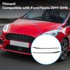 FZJDSD Modanatura Trim Montante Anteriore Sinistro e Destro Parabrezza AE8Z5403136A AE8Z5403137B Compatibile con Ford Fiesta 2011 2012 2013 2014 2015 2016