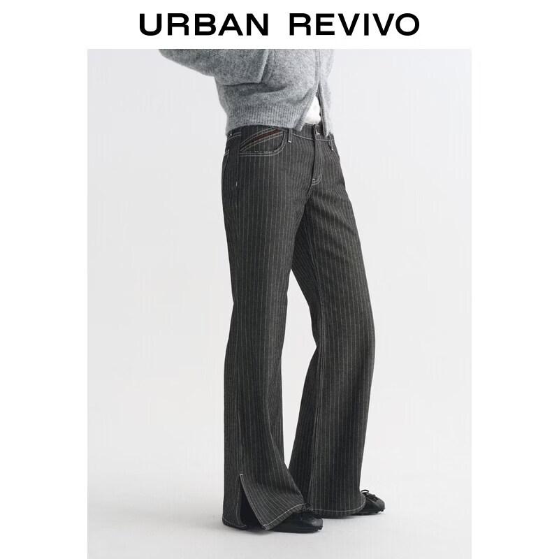 UR Women's Vintage Contrast Stripe Flare Jeans