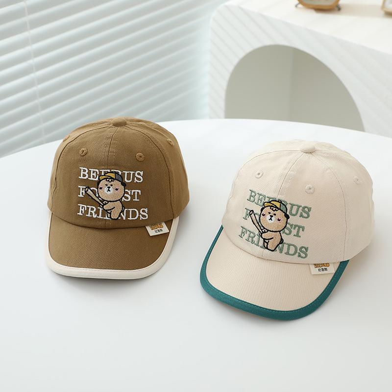 Baby Hat Spring and Autumn Thin Korean Version Boy Baseball Cap Cute Sun Protection Hat Summer Baby Baseball Cap