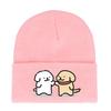 Winter Maltese Knit Hat With Printed Design For Men Women Casual Weather Cold