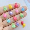 30 Pcs Cute Mini Colorful Turtle Flat Back Resin Cabochons Scrapbooking DIY Jewelry Hairpin Craft Decoration Accessorie