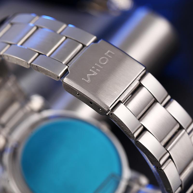 Men's Watch Korean Fashion Spin Korean Style Men's Watch Trendy Personality Turntable Steel Band Watch for Men