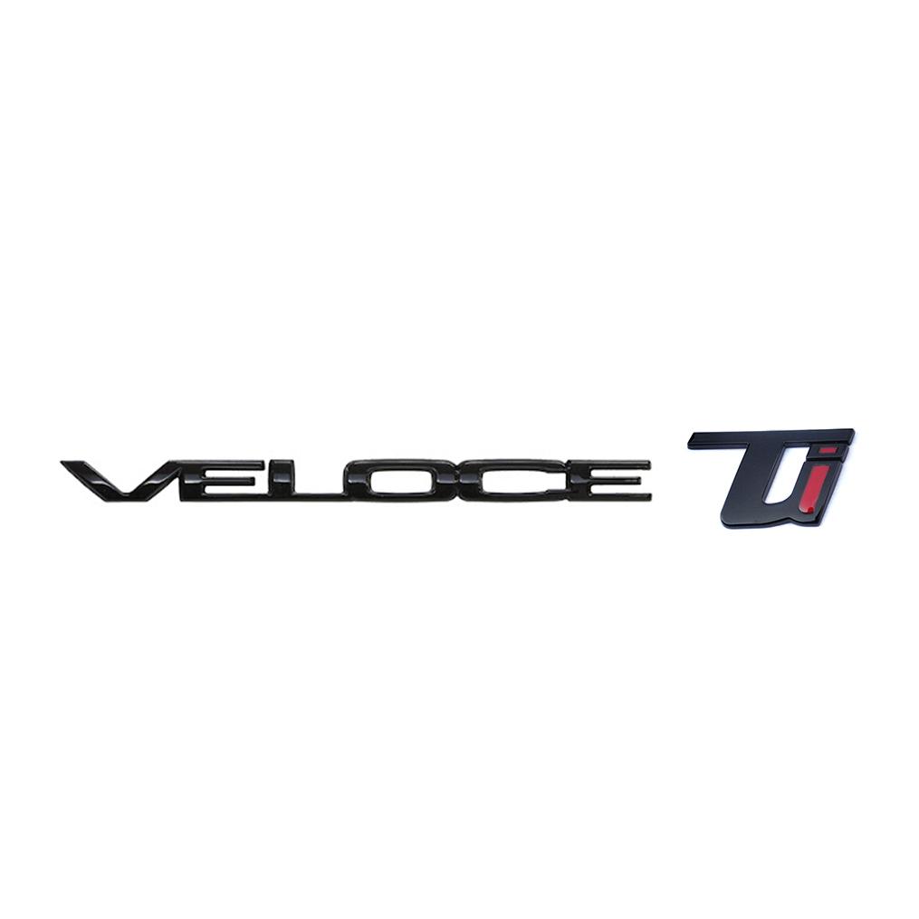Autocollants Décoratifs Lettres Garde-boue Avant Voiture VELOCE TI Étiquette Pour Alfa Romeo Giulia Stelvio Accessoires de Modification