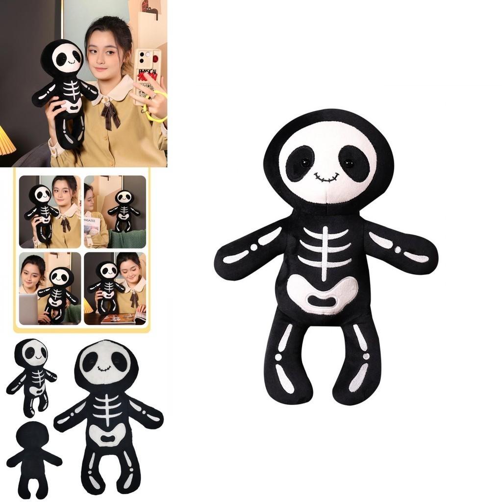 Funny Halloween Skull Bob Plush Toy For Boys Cute Doll Gift Birthday Present