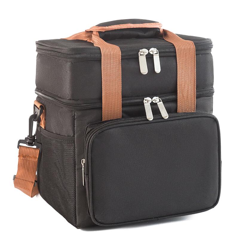 ZISIZ Double-Layer Insulated Lunch & Picnic Bag
