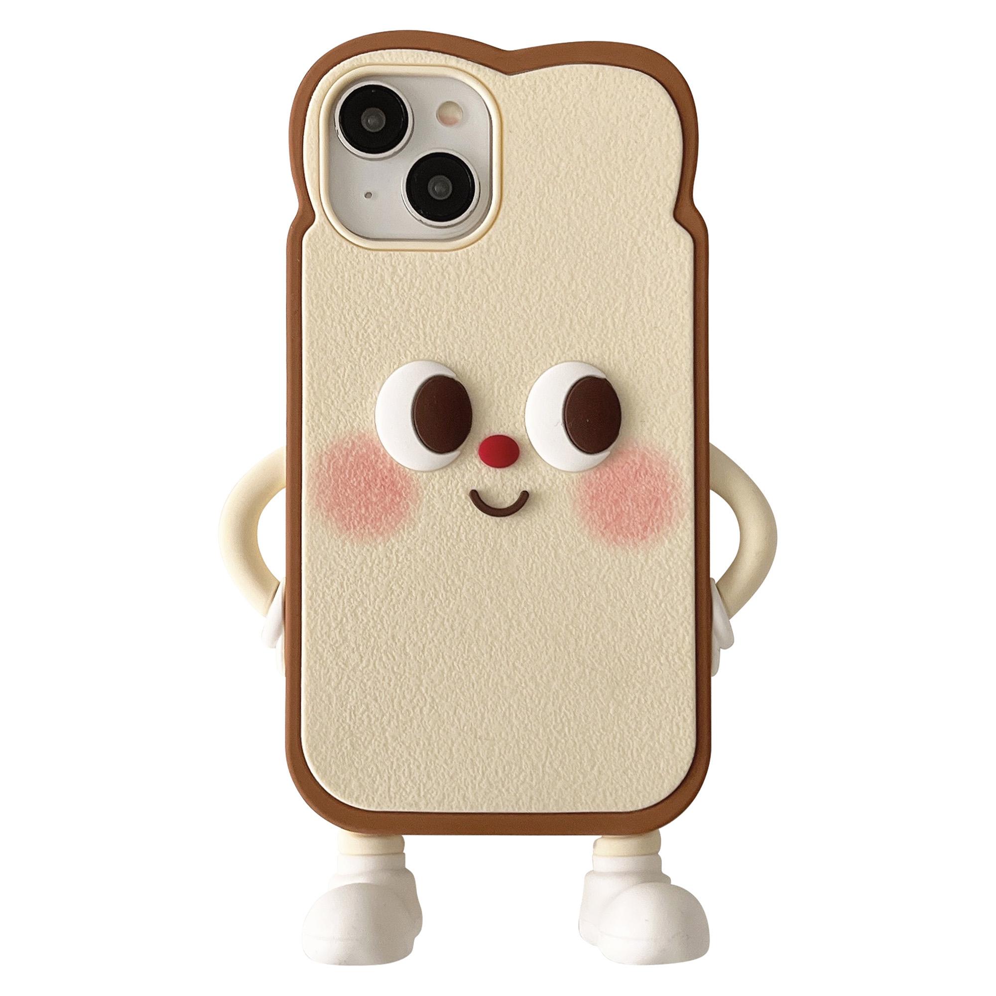 

For iPhone 15 Silicone Case Cute Design Shockproof Phone Back Cover A