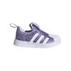 Adidas Originals Superstar 360 Comfortable Casual Low-Top Walking Shoes Baby Shoes Purple White FZ5608