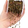 2Meters 1Meter Irregular Stone Stainless Steel Chain Mixed Natural Stones Necklace Bracelet Accessories for Jewelry Making DIY