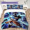 Son Goku Anime 3-teiliges Bettbezug-Set, Digitaldruck Bettwäsche, Ohne Füllung, Weiches Kinderzimmer Geschenk -HYQ29