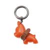 Handmade French Bulldog Pendant: Cute, High-Grade Keychain Accessory for Couples