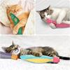 Set of 3 Cat Toys, Plush Fish Toys for Cats, Chew Toys for Exercise, Catnip Chew Toys, Pet Supplies
