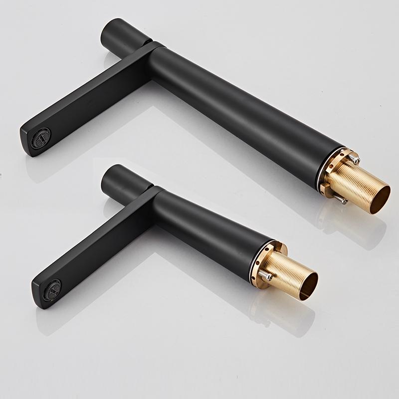 BAKALA Basin Faucets Modern Bathroom Mixer Tap Brass Washbasin Faucet Single Handle Single Hole Elegant Crane For Bathroom