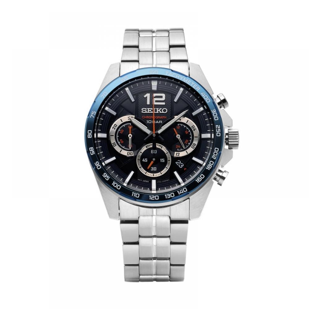 Seiko Chronograph Men S Metal Watch SSb345p1
