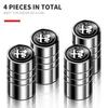 4Pcs Car Styling Wheel Tires Bolt-in Valve Caps Badge For Alfa Romeo 159 147 156 166 Giulietta Giulia Mito Stelvio Brera Spider