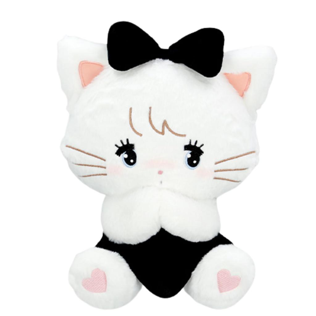 Mikko BLACK RIBBON BIG Plush Toy, Mikko Black Ribbon, Approx. 29cm (Moose)