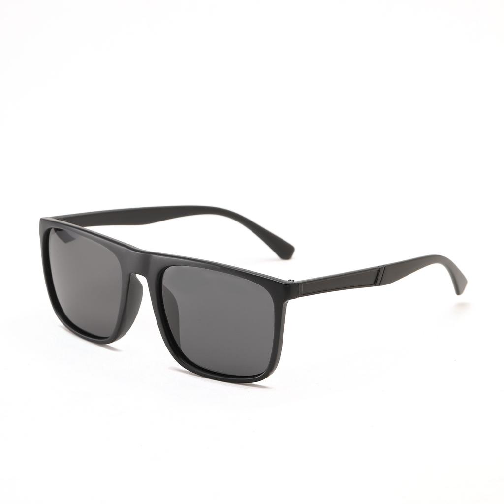 Glasses Tr9107 Polarized Square Matte Black Brown Sunglasses Women, Sunglasses Men