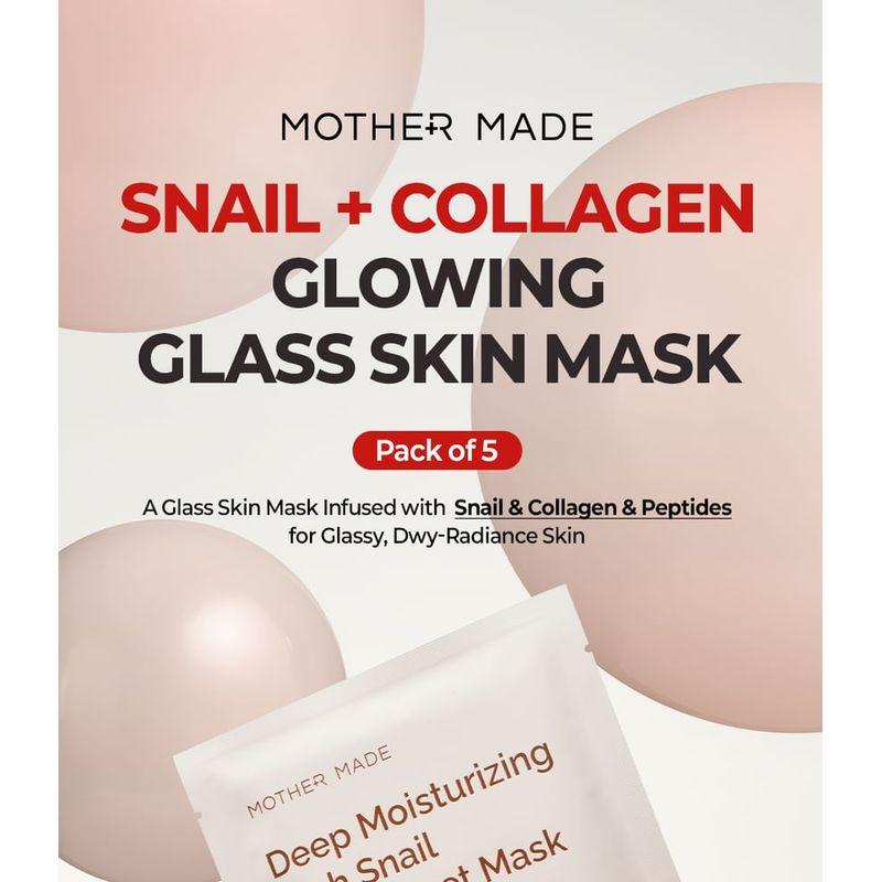 MOTHER MADE - Deep Moisturizing Rich Snail Mask 5pcs Set