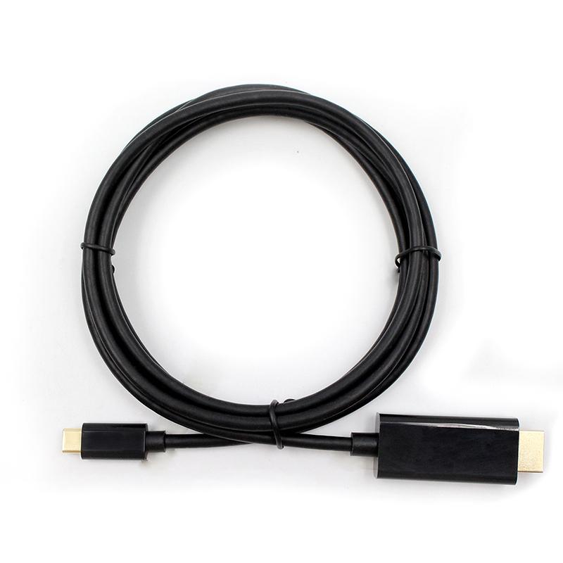 1.8m USB Type-C to HDMI Cable HD 4K Video Transmission Cord for HDTV Projector