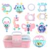 Baby's Newborn Hand Chew Toy Bed Bell 11-piece Rattle Set Rattles Teether Toys Rattle Baby