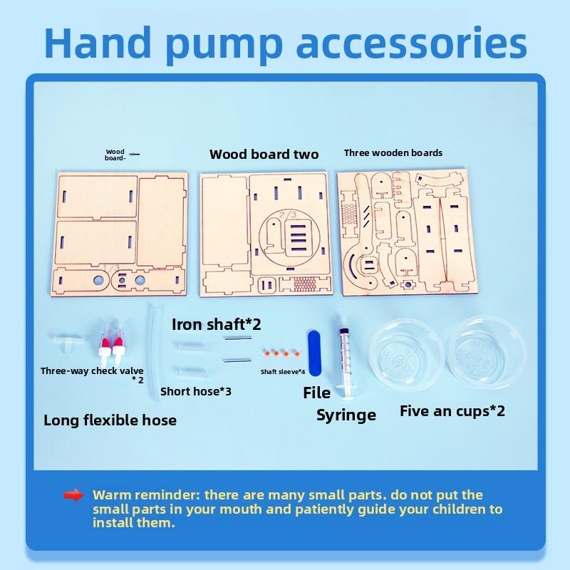 Science Experiment Diy Hand Pump Kit For Kids Educational Science Toys