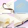 2025 A5 Thickened English Daily Planner Agenda Calendar Book